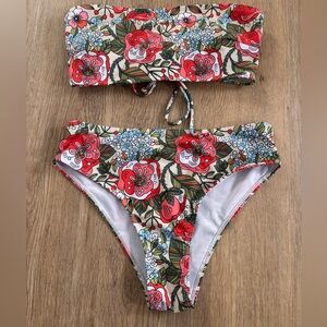Floral Two-Piece Swimsuit